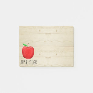 Post-it® Rouge Apple de cidre d'Apple