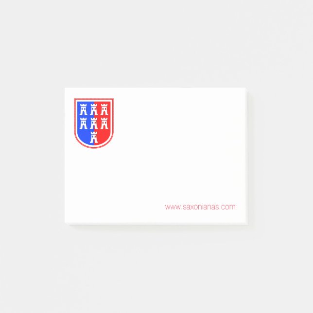 Post-it® Rouge et Bleu, son saxonien (Devant)