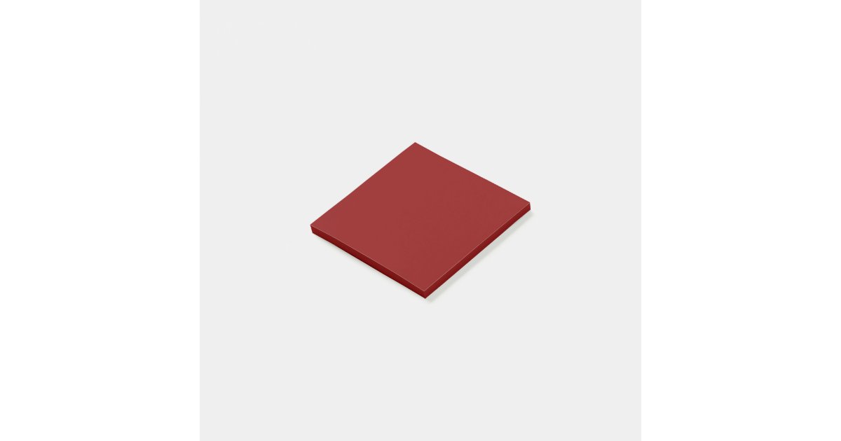 Post-it® Rouge foncé (couleur solide)