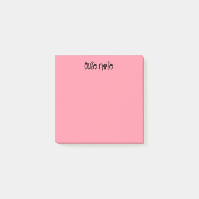 Post-it® Rouge pastel (Devant)