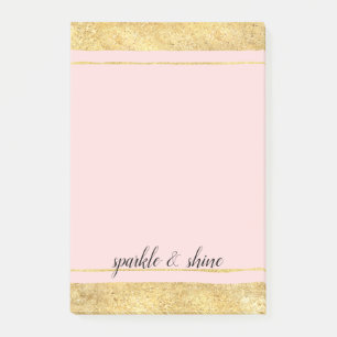 Post-it® Rougissent l'or rose