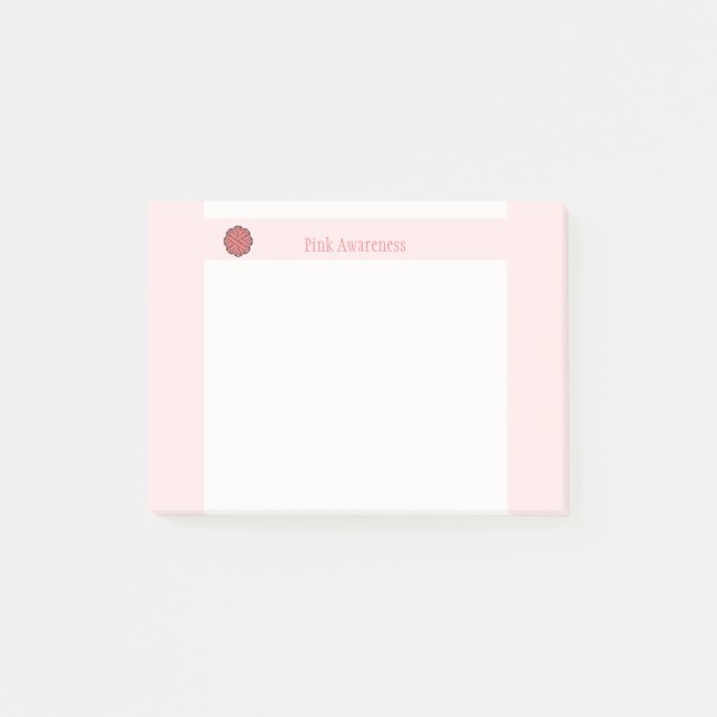 Post-it® Ruban aux fleurs roses par Kenneth Yoncich (Devant)