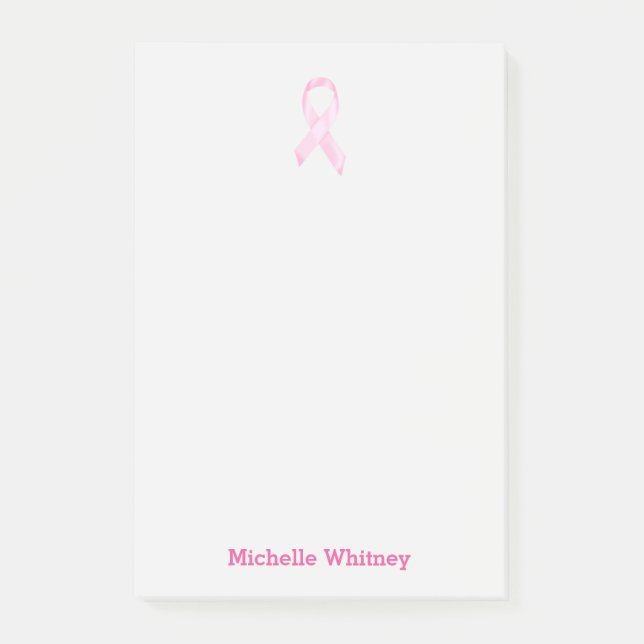 Post-it® Ruban de cancer du sein (Devant)
