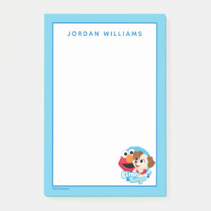 Post-it® Rue Sésame   Badge Elmo & Tango