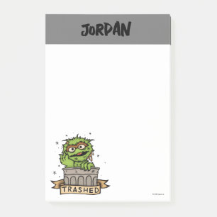 Post-it® Rue Sésame   Oscar the Grouch Trashed