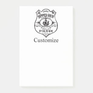 Post-it® Rum épicé Pirate Boisson Thunder_Cove