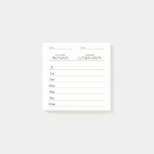 Post-it® russe   Pratique de conciliation Verbes