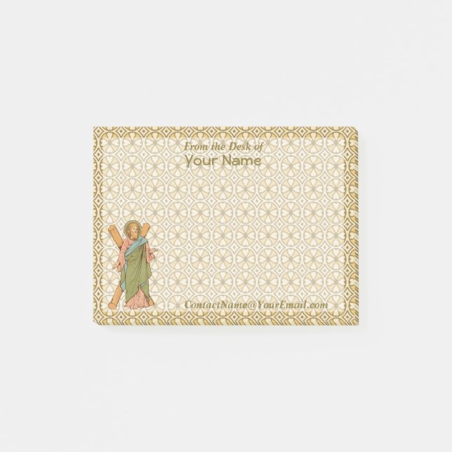Post-it® Saint André l'Apôtre (RLS 01, Style 2) 4"x3" (Devant)