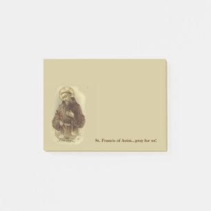 Post-it® Saint François d'Assise Patron Saint des Animaux