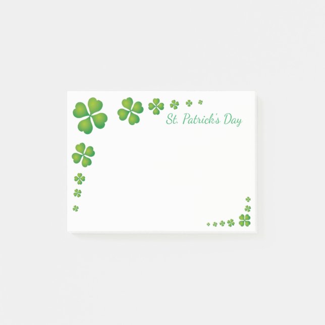 Post-it® Saint Patrick's Day Post-it-Notes (Devant)