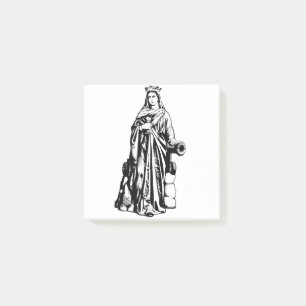 Post-it® Sainte-Barbe la Grande Martyre Art Graphique Sacré