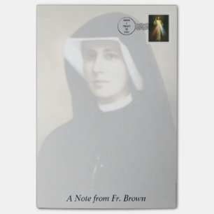 Post-it® Saints postaux de pitié divine de Faustina