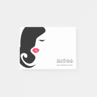 Salon de beauté noir minimaliste femme Silhouette