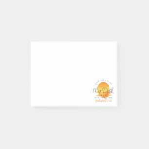 Post-it® Salutations de mon bureau coucher de soleil sur l'