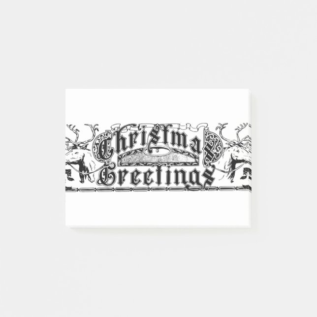 Post-it® Salutations de Noël (Devant)