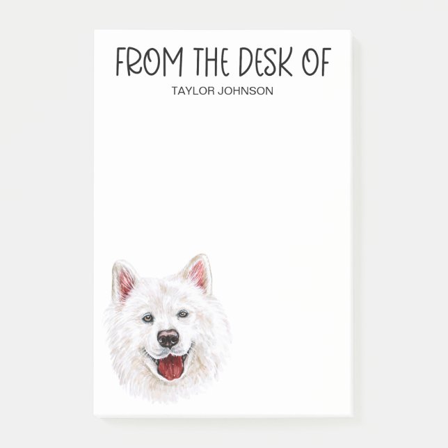 Post-it® Samoyed Lover Post-it Notes (Devant)