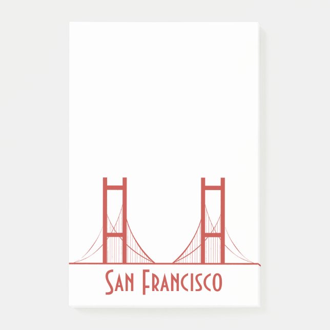 Post-it® San Francisco la Californie golden gate bridge (Devant)