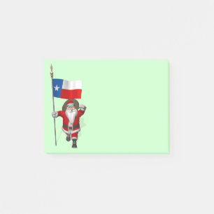 Post-it® Santa Claus Avec L'Enseigne Du Texas