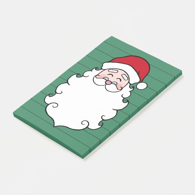 Post-it® Santa Claus Christmas Post It Notes Cadeau (Incliné)