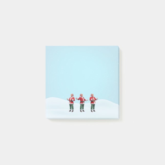 Post-it® Santa Trump Sticky Post-It Notes  (Devant)