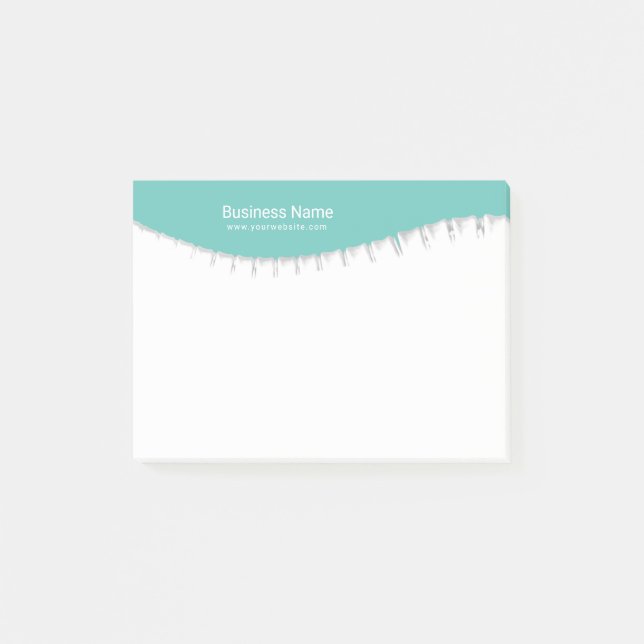 Post-it® Santé Teal d'épine de chiropractie de (Devant)