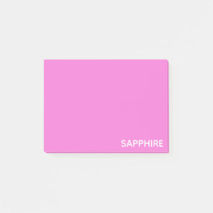 Post-it® Sapphire pink colour