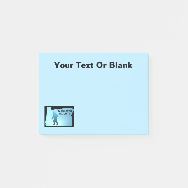 Post-it® Sasquatch Security - Oregon (Devant)