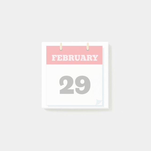 Post-it® Save The Date Calendar Illustration (Devant)