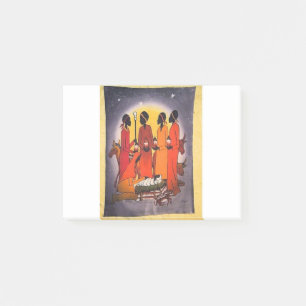 Post-it® Scène africaine de nativité de Noël