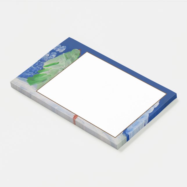 Post-it® Scène hivernale (Incliné)