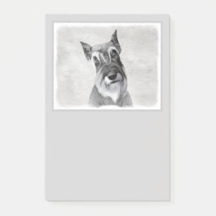Post-it® Schnauzer (Giant) Peinture - Chien Art