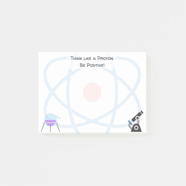 Post-it® Science Emojis | Texte personnalisé (Devant)