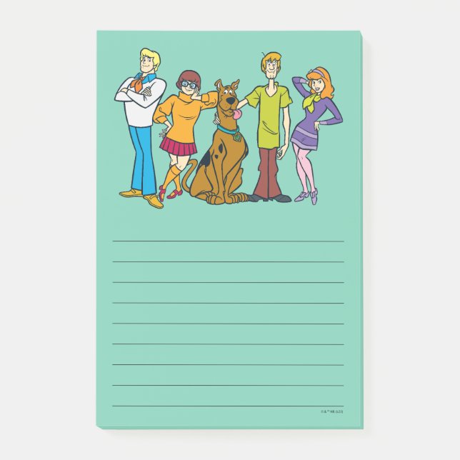 Post-it® Scooby-Doo | Gang 14 entier Mystery Inc (Devant)