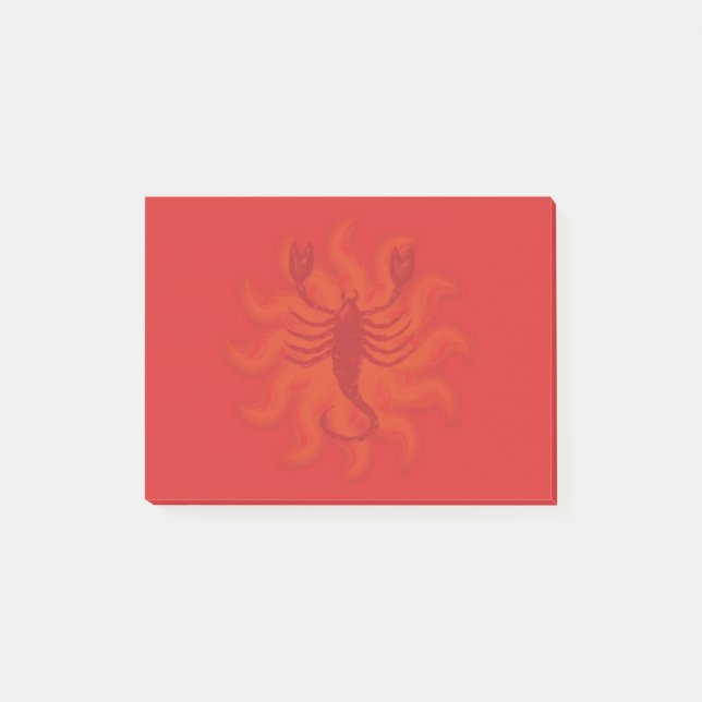 Post-it® Scorpion ardent (Devant)