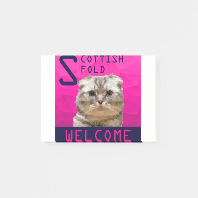 Post-it® Scottish Fold (Devant)