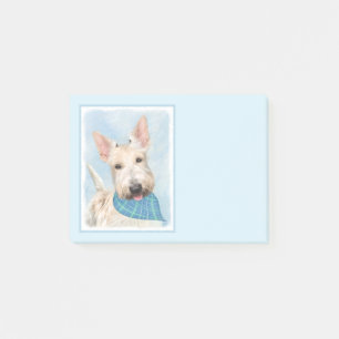 Post-it® Scottish Terrier Wheaten Dog Painting Art original