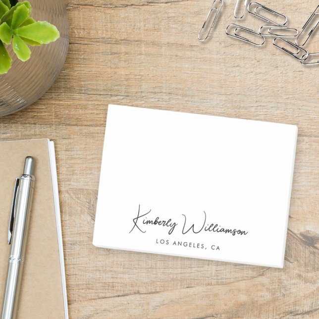 Post-it® Script de signature chic (Empower your name in our signature script as your logo and brand identity)