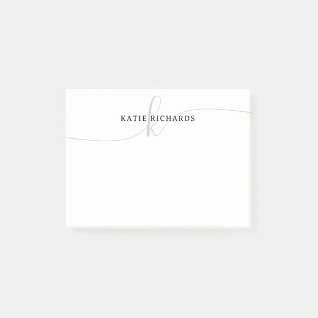 Post-it® Script minimaliste (Devant)