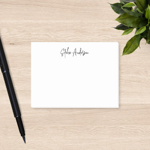 Post-it® Script minimaliste moderne personnalisé tendance
