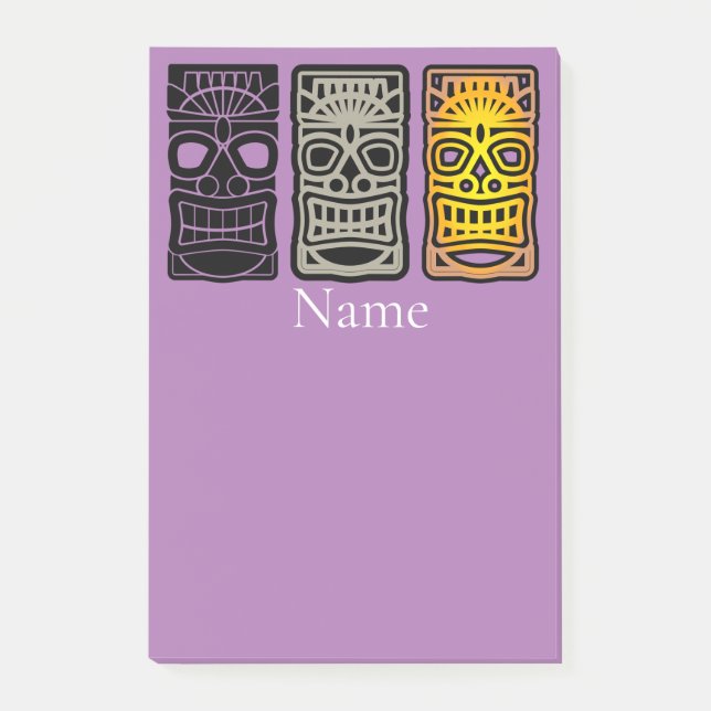 Post-it® Sculptures Triple Tiki Thunder_Cove (Devant)