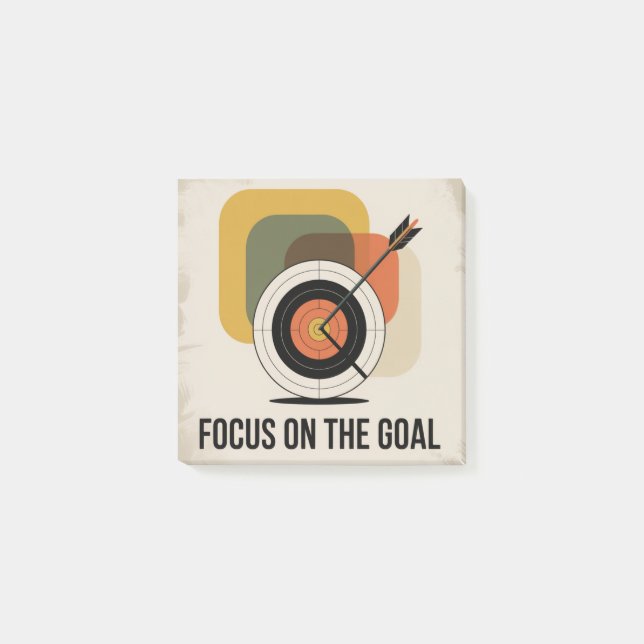 Post-it® Se concentrer sur l'objectif (Devant)