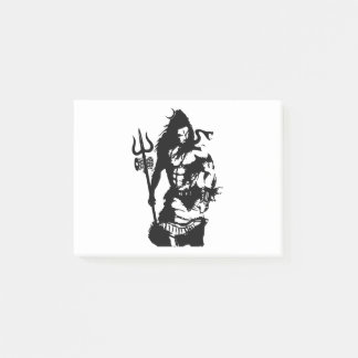 Post-it® Seigneur Shiva Art Angry Trishul