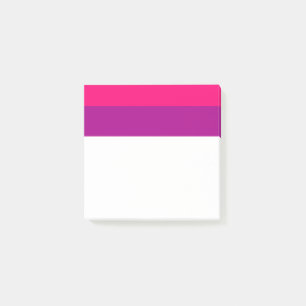 Post-it® Semi-bisexual pride flag