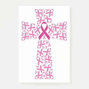 Post-it® Sensibilisation au cancer du sein Croix du ruban r