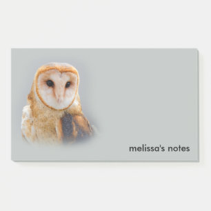 Post-it® Sérénissime Chouette d'Amérique Raptor Oiseau de P