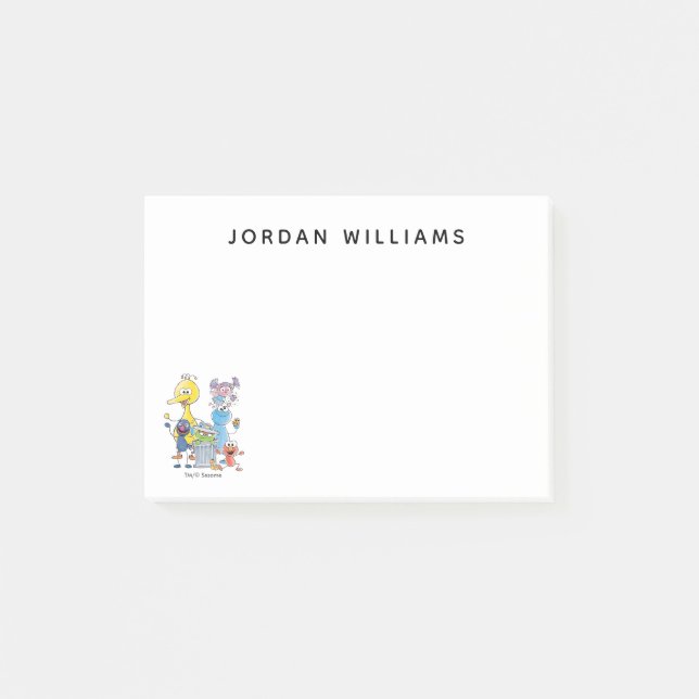 Post-it® Sesame Pals Doodley Graphisme (Devant)