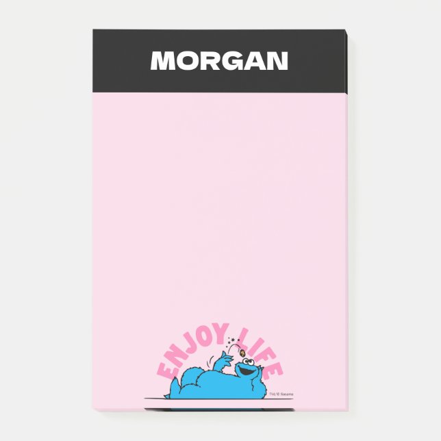 Post-it® Sesame Street | Cookie Monster | Ajouter un nom (Devant)