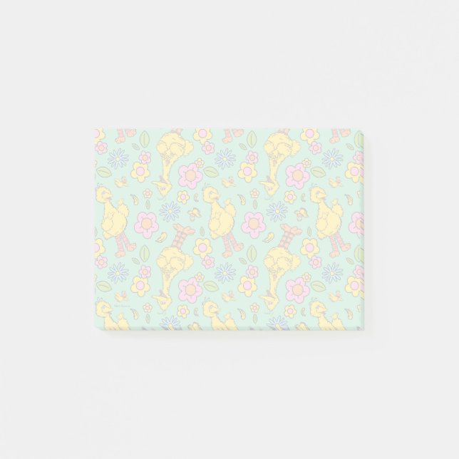 Post-it® Sesame Street | Gros Oiseau & Petit Oiseau Pattern (Devant)