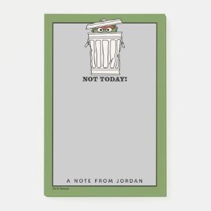 Post-it® Sesame Street   Oscar le grincheux   Ajoutez votre
