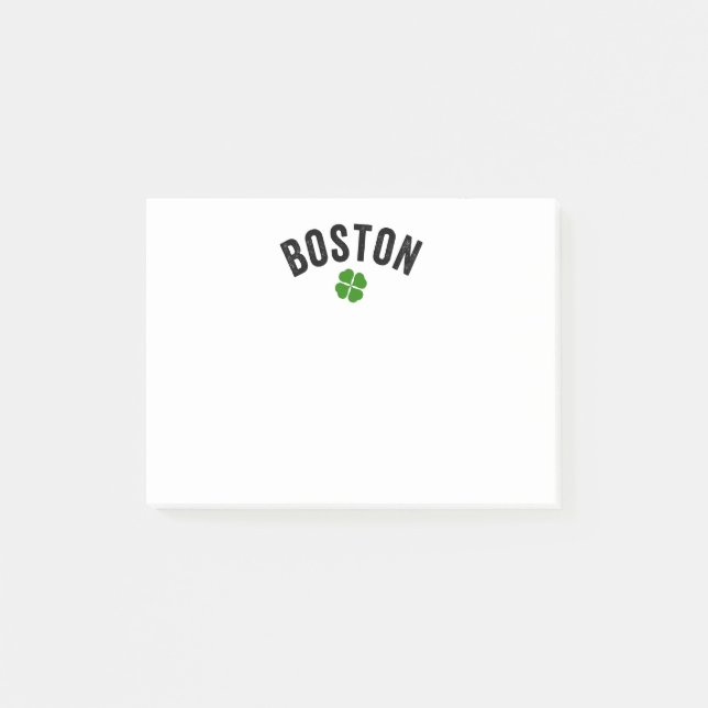 Post-it® Shamrock irlandais de Boston (Devant)